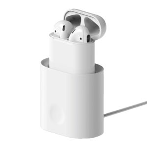CHARGING STATION FOR APPLE AIRPOD WHITE CHARGING STATION FOR APPLE AIRPOD WHITE
